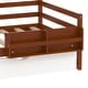 preview thumbnail 31 of 45, Twin Size Wood Platform Bed with Sample Bookshelf and Movable Wardrobe