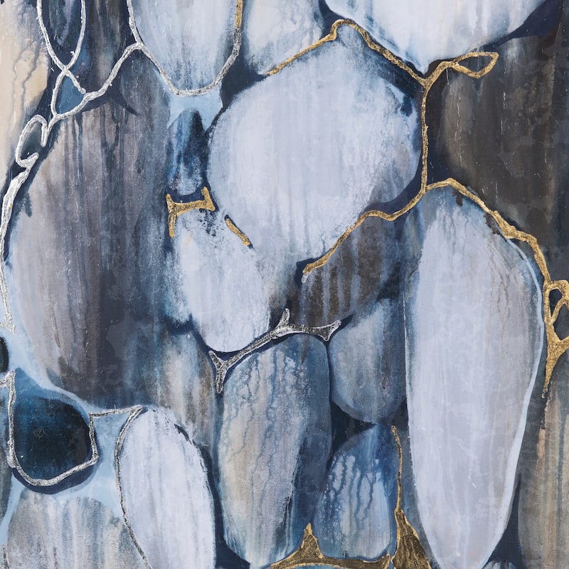 River Rocks Framed Art Print