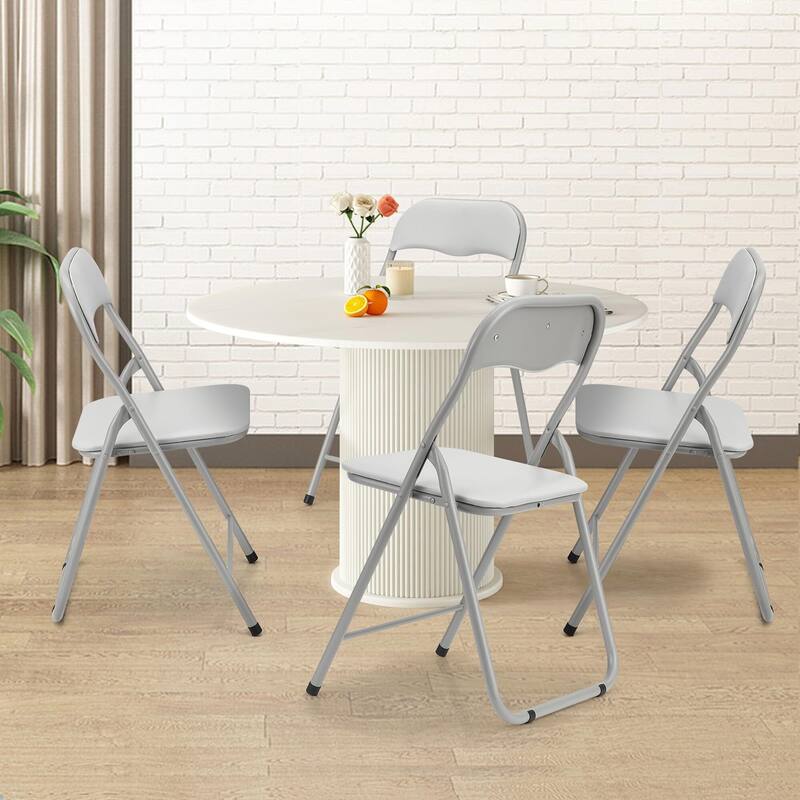 Folding Chairs 2/4 Pack with Cushion