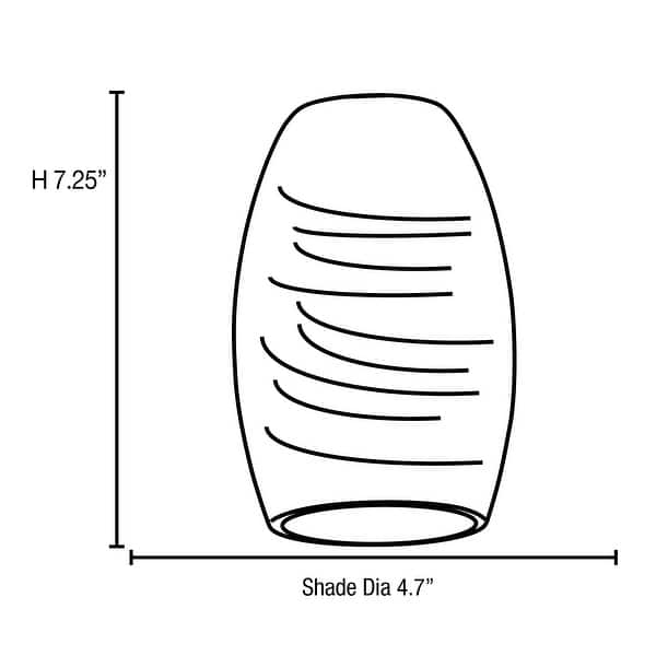 Access Lighting Chianti - Pendant Glass Shade - Purple Swirl Glass Finish