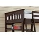 preview thumbnail 3 of 4, Hillsdale Kids and Teen Highlands Espresso Wood Full Loft Bed