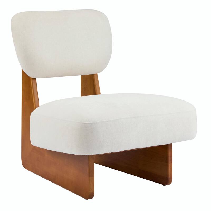 Minimalist Accent Chairs Set - Wood Frame