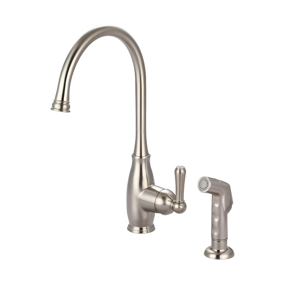 Olympia Faucets Accent 1.5 GPM Single Hole Kitchen Faucet with 8-1/4"