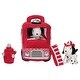 preview thumbnail 2 of 3, Lambs & Ivy Fire Truck 5pc Developmental Plush Soft Toy Interactive Play Set