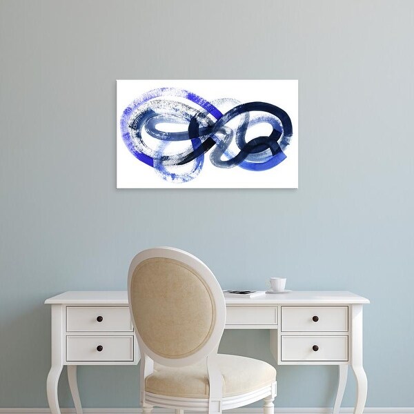 Easy Art Prints Grace Popp's 'Blue Kinesis I' Premium Canvas Art