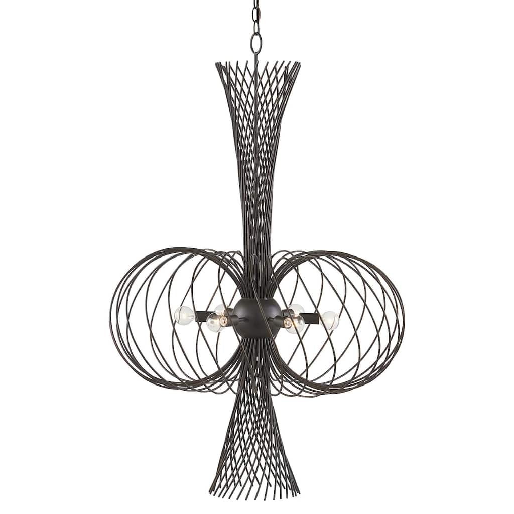 Currey & Company Akio Chandelier - 46"h x 29.75"dia