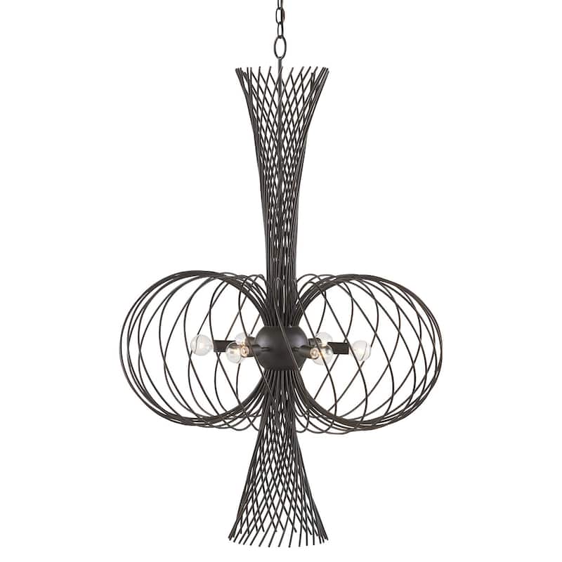 Currey & Company Akio Chandelier - 46"h x 29.75"dia - 46"h x 29.75"dia - Bronze Gold