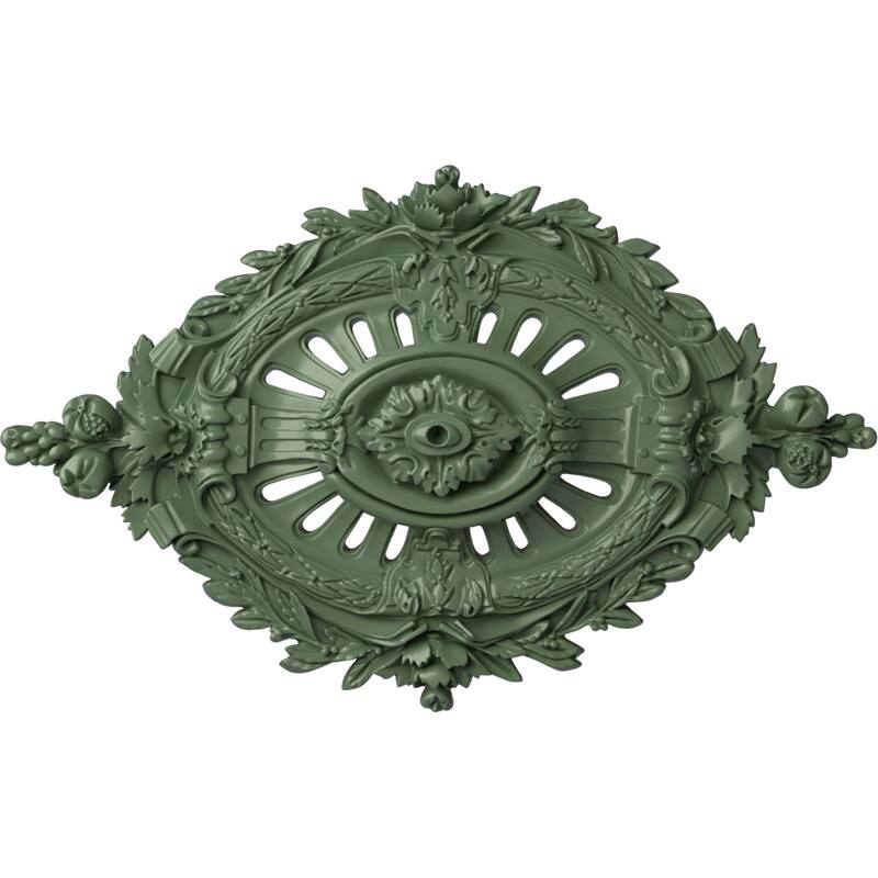 35 7/8"W x 22 1/2"H x 4 3/8"P Antonio Ceiling Medallion
