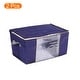 preview thumbnail 3 of 4, Clothes Storage Bag 2pcs, Storage Bins Foldable Closet Organizers