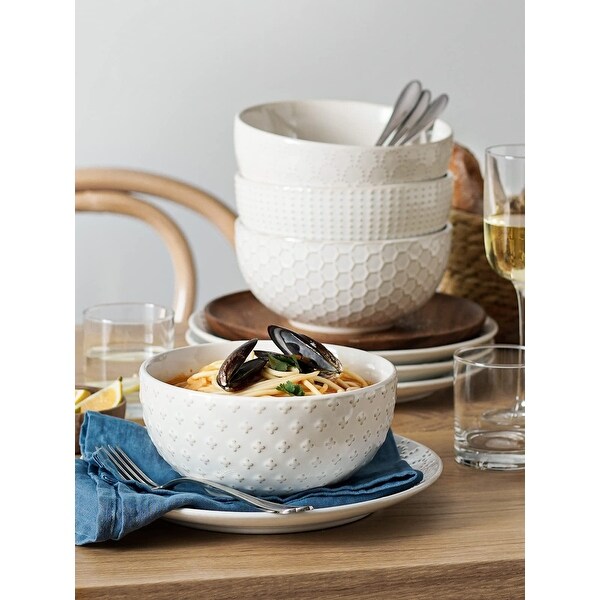 Large Soup Bowl 42 OZ, Ceramic Kitchen Bowl Set for Soup, Pho