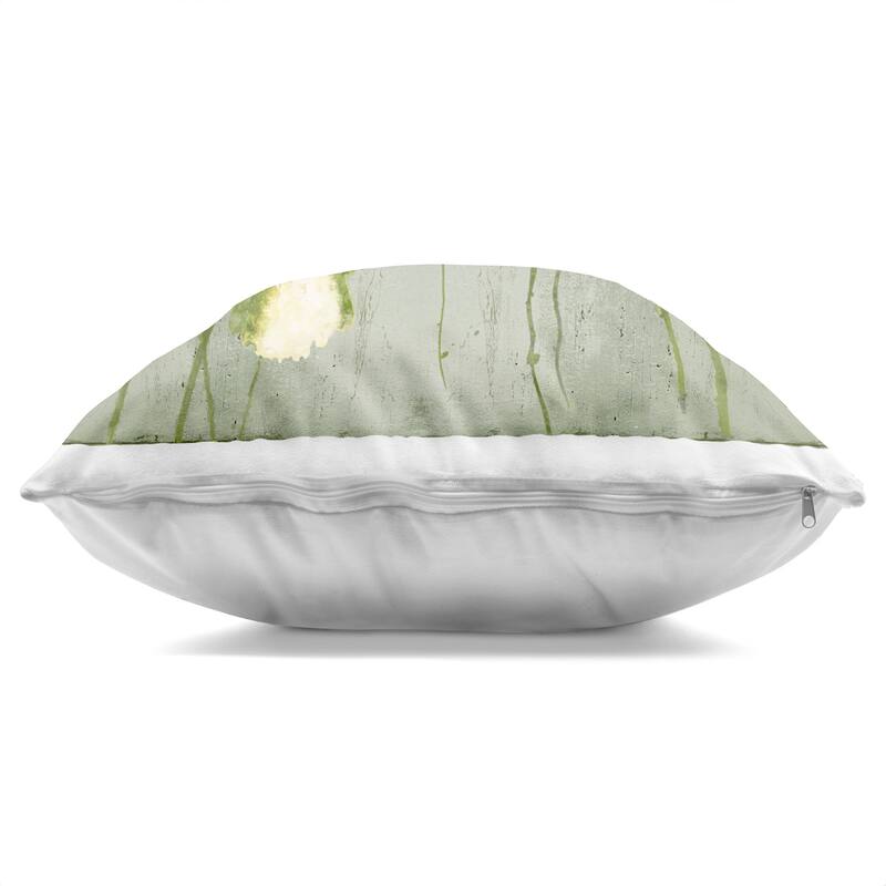 Stupell Modern White Flower Blooms Decorative Printed Throw Pillow Design by Vanessa Austin