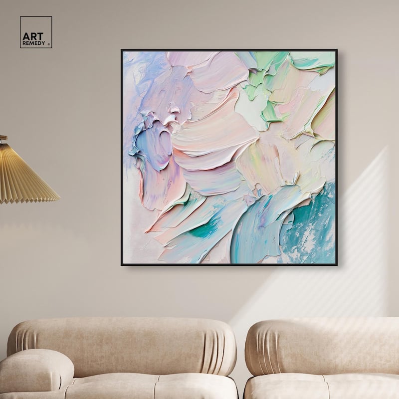 Flowing Mousse I Canvas by Art Remedy