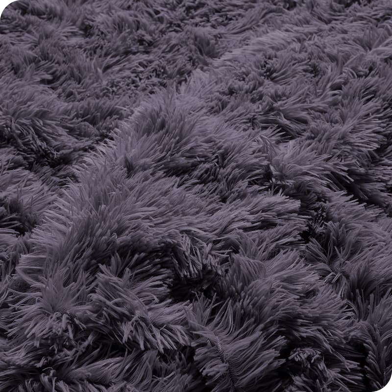 Bare Home Shaggy Faux Fur Duvet Cover