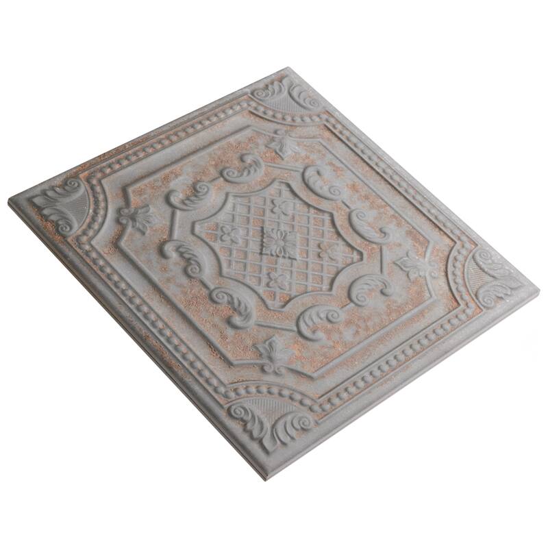 Merola Tile Fitz Charcoal 8" x 8" Ceramic Wall Tile