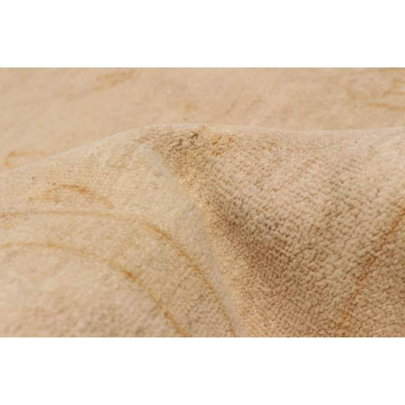 ECARPETGALLERY Hand-knotted Chobi Finest Cream Wool Rug - 5'6 x 7'8