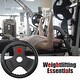 preview thumbnail 25 of 46, Olympic Weight Plates 5.5LB Plates Standard 2" Exercise Weights Weightlifting and Bodybuilding, Solid Iron Weight Plates Black - 44lbs