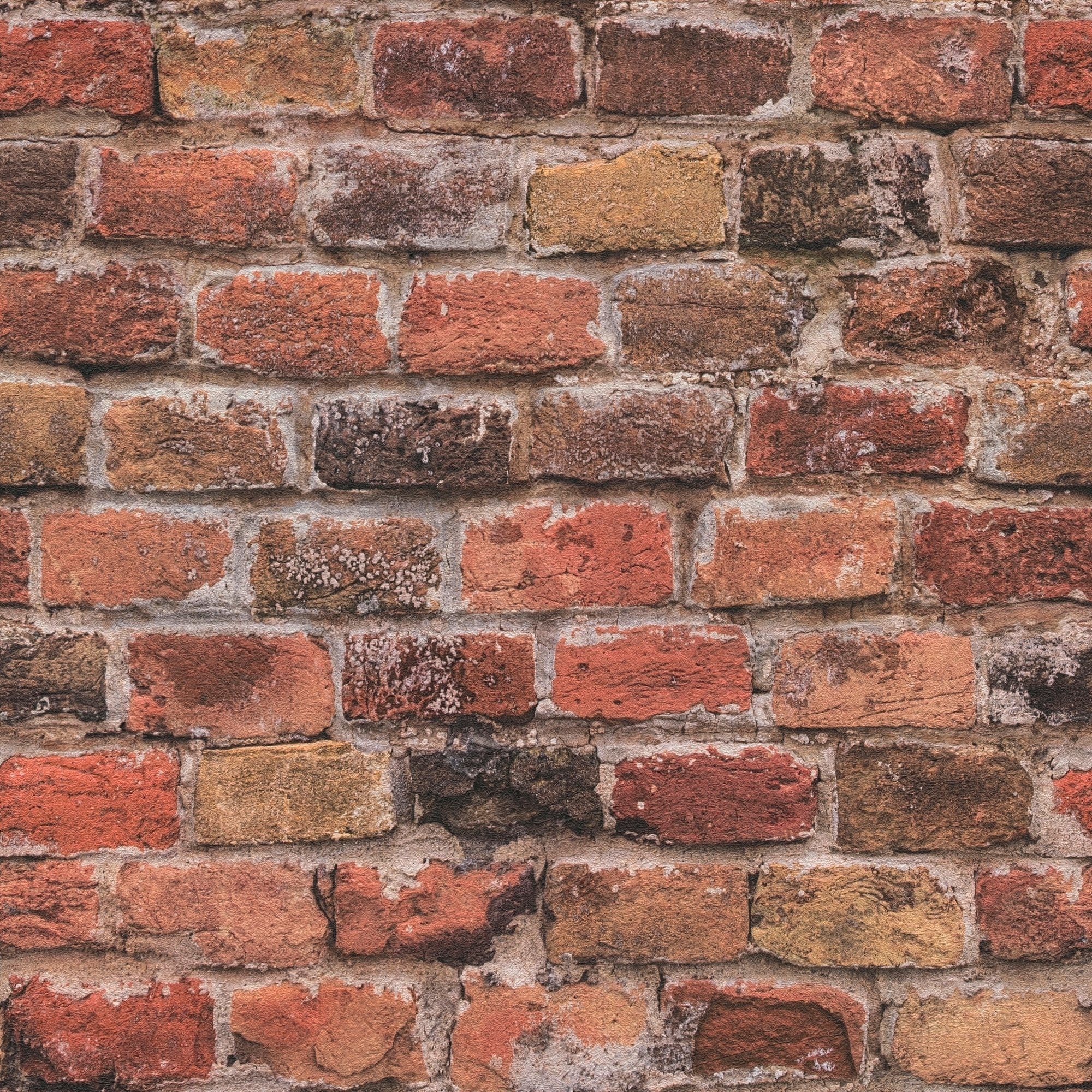 Galerie Wallcoverings Bricks and More Collection Authentic Brick Matte Finish Vinyl on Non-woven Wallpaper Roll