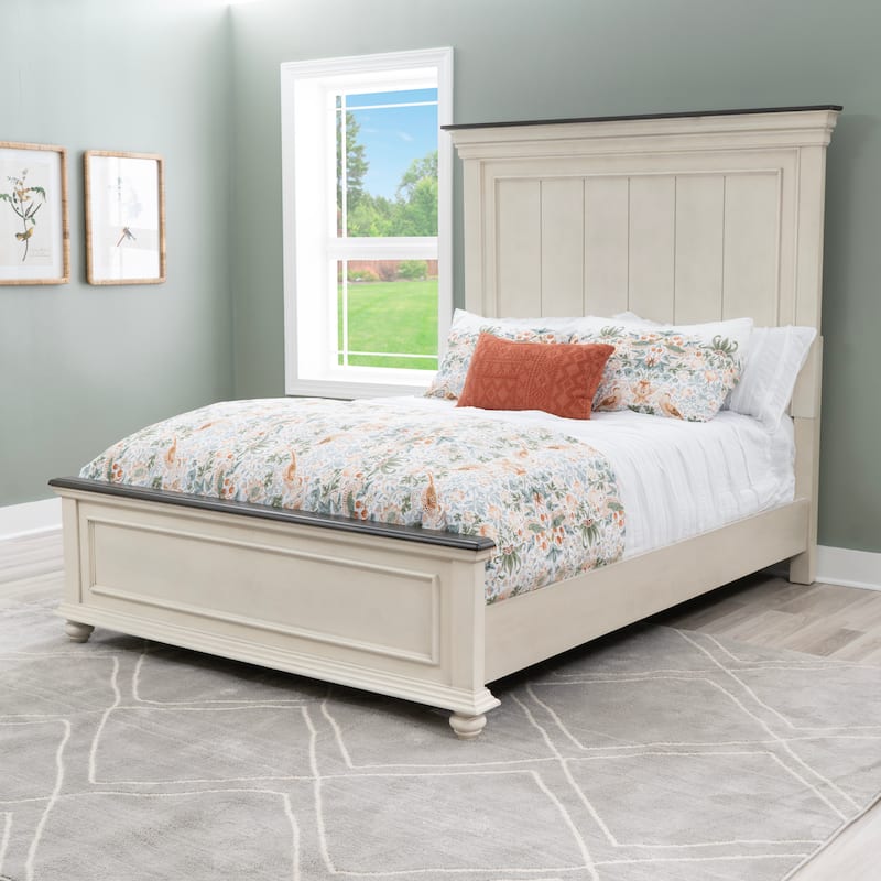 Ellington Queen Bed White - Queen