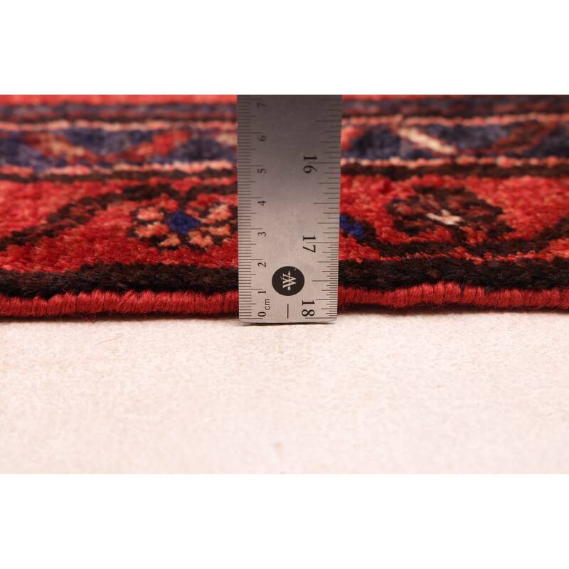 ECARPETGALLERY Hand-knotted Anadol Red Wool Rug - 3'2 x 10'8