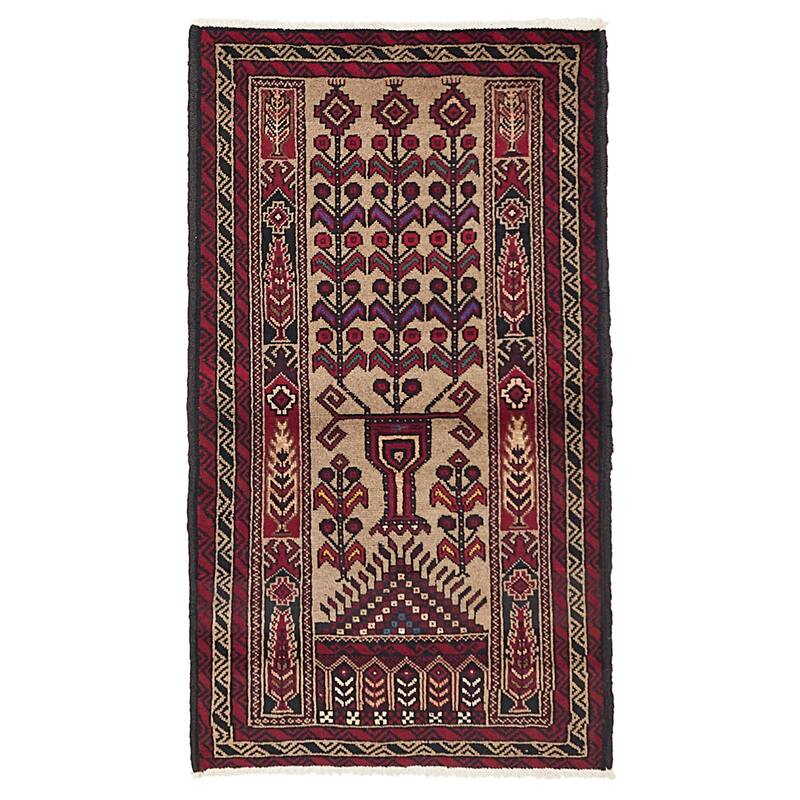 ECARPETGALLERY Hand-knotted Teimani Tan Wool Rug - 3'2 x 5'9