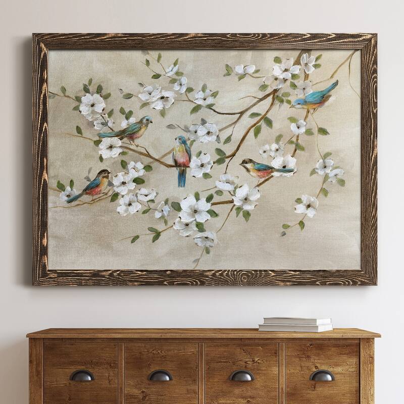 Birds of a Feather-Premium Framed Canvas - Ready to Hang