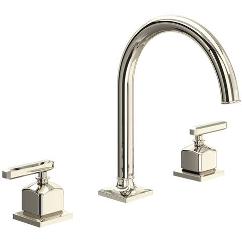 Rohl AP08D3LM Apothecary 1.2 GPM Widespread Bathroom Faucet with