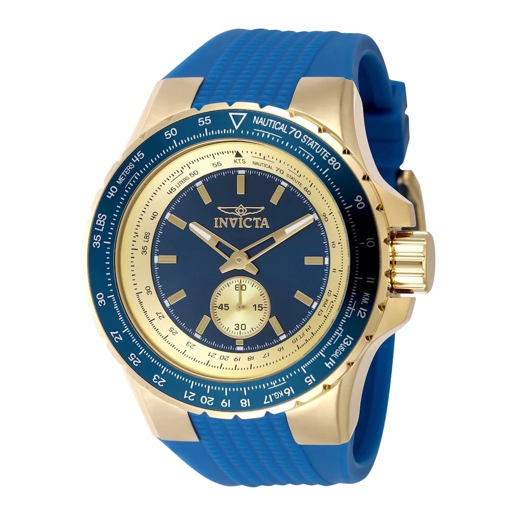 Invicta Men's 49307 Aviator Quartz Multifunction Blue Dial Watch
