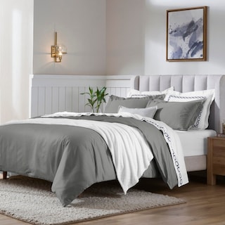 Superior Egyptian Cotton 650 Thread Count Solid Duvet Cover Set