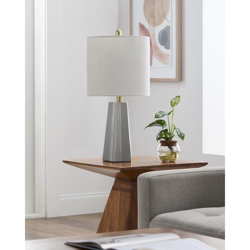 Livabliss Stellan Modern & Contemporary Accent Table Lamp - Green