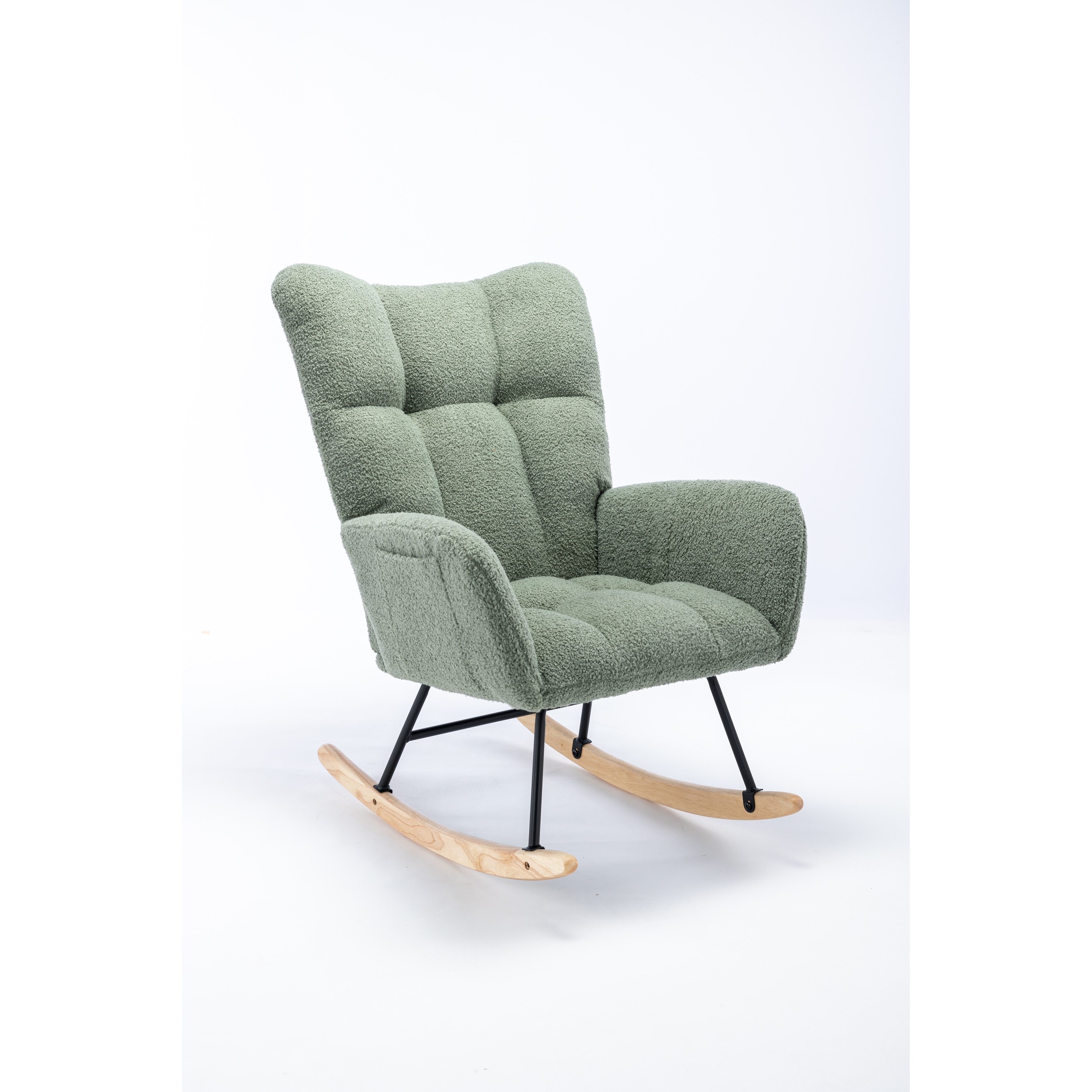 Green velvet glider on sale