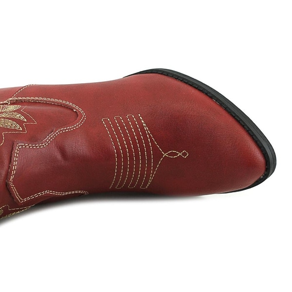 rampage red cowgirl boots