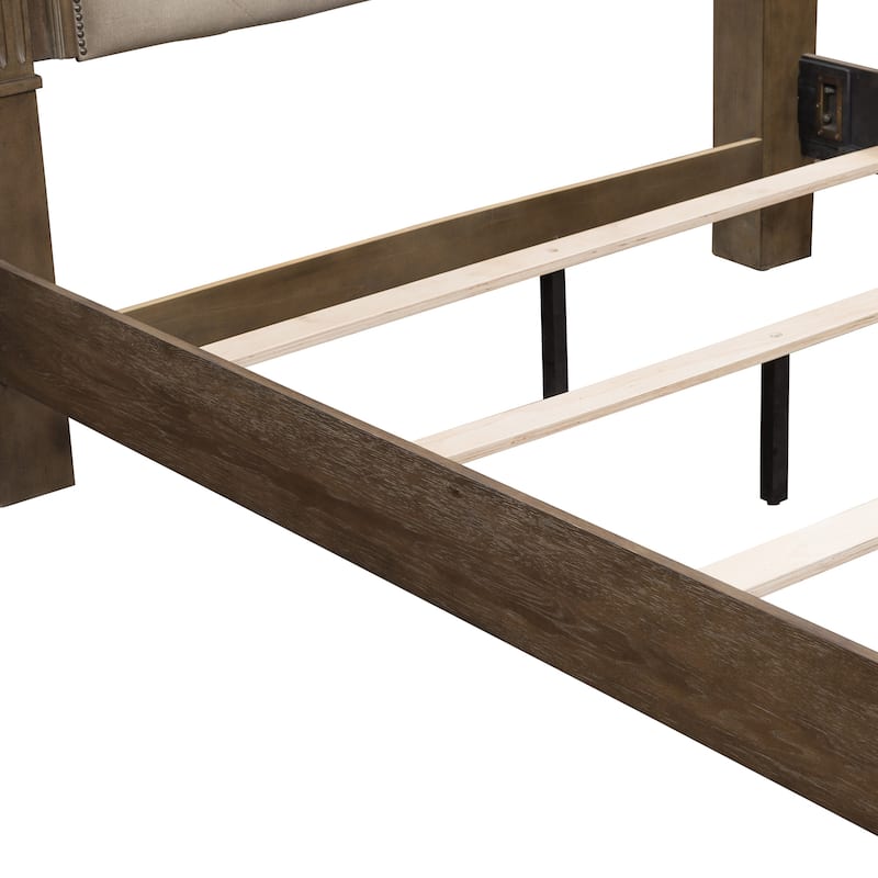 Carlisle Court Chestnut Finish Poster Bed
