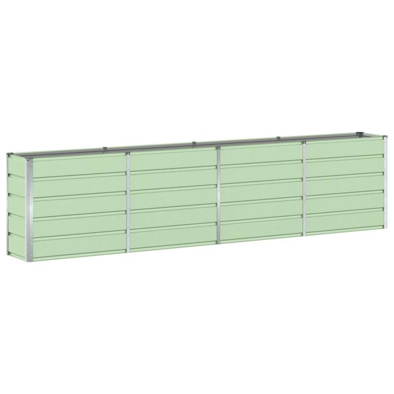 vidaXL Planter in Steel - 39.37 x 15.75 x 17.72"