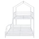 preview thumbnail 41 of 43, Metal House Bunk Bed, Twin over Full