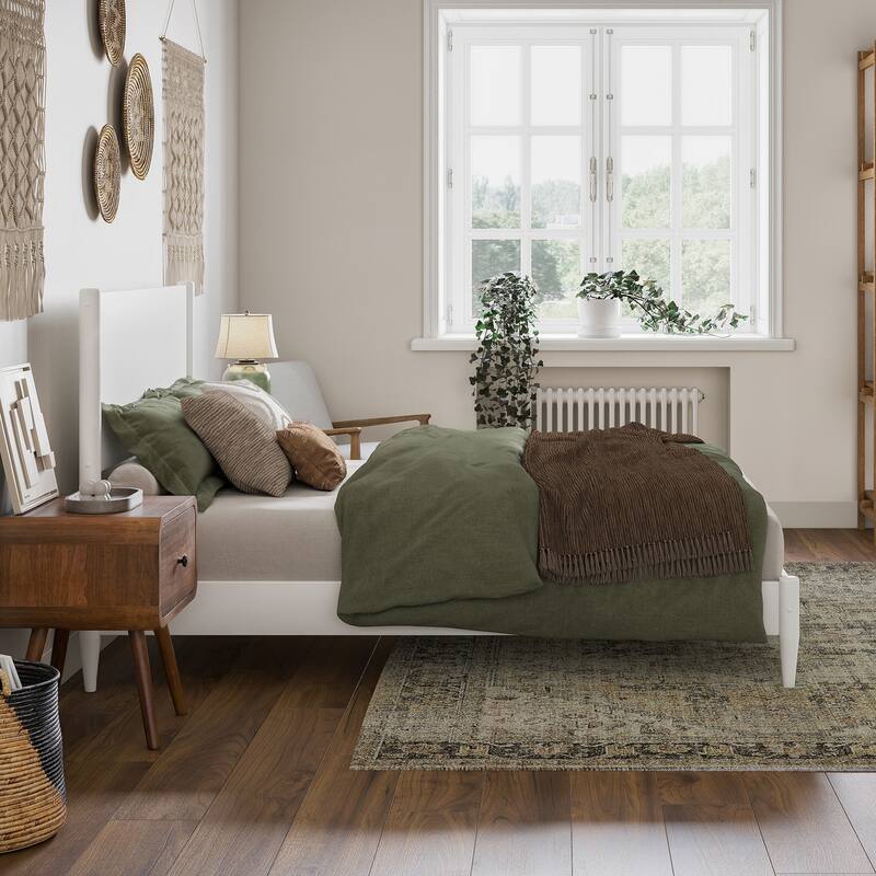 Pasadena Solid Wood Low Profile Platform Bed