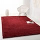 SAFAVIEH August Shag Solid 1.2-inch Thick Area Rug - 9' x 12' - Burgundy
