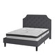 preview thumbnail 5 of 121, Tufted Platform Bed with 10 Inch Pocket Spring Mattress