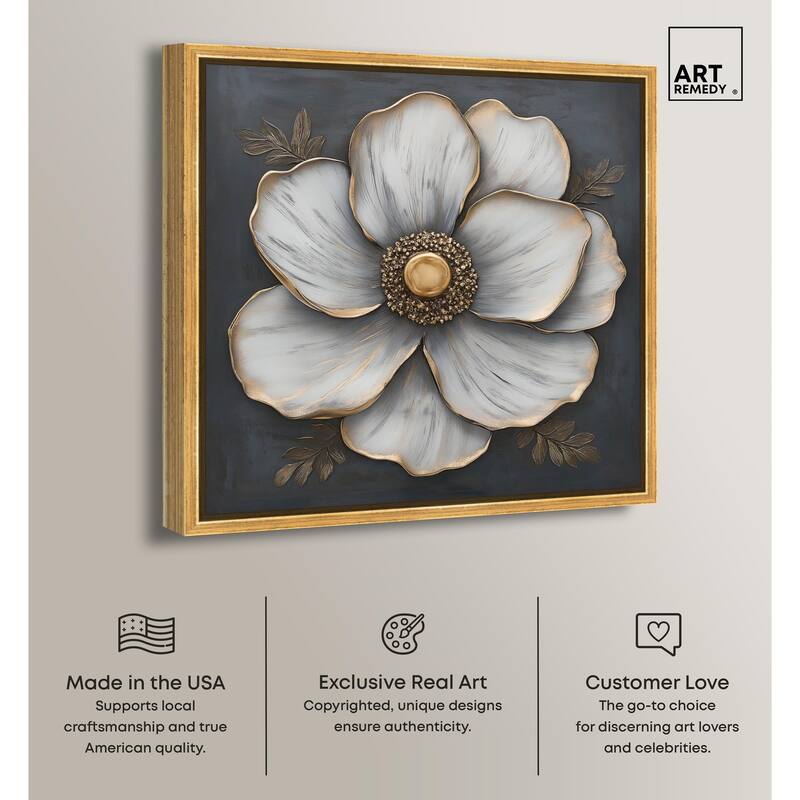 Sculpted Sepals II Canvas by Art Remedy