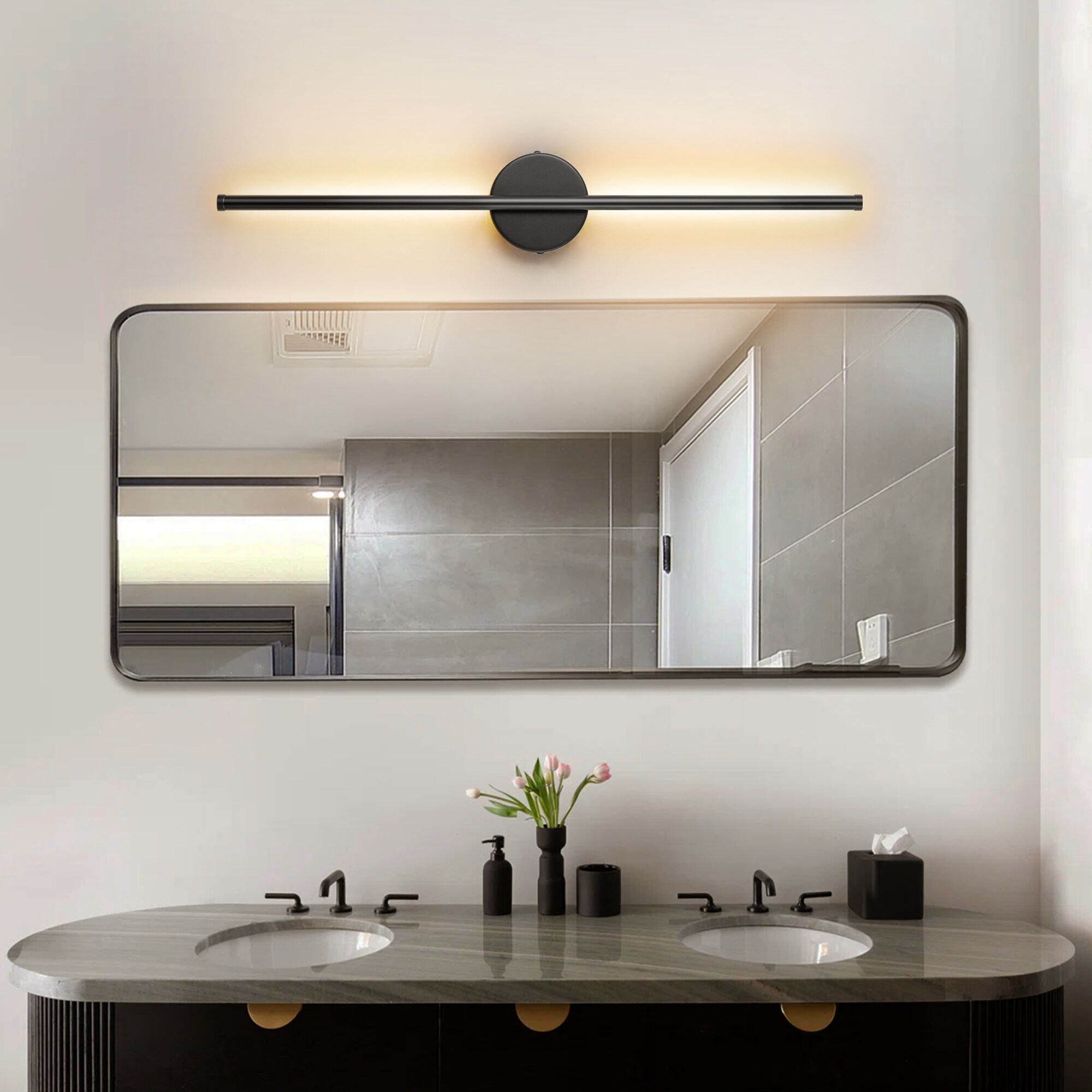 Integrated led bathroom vanity lights on sale