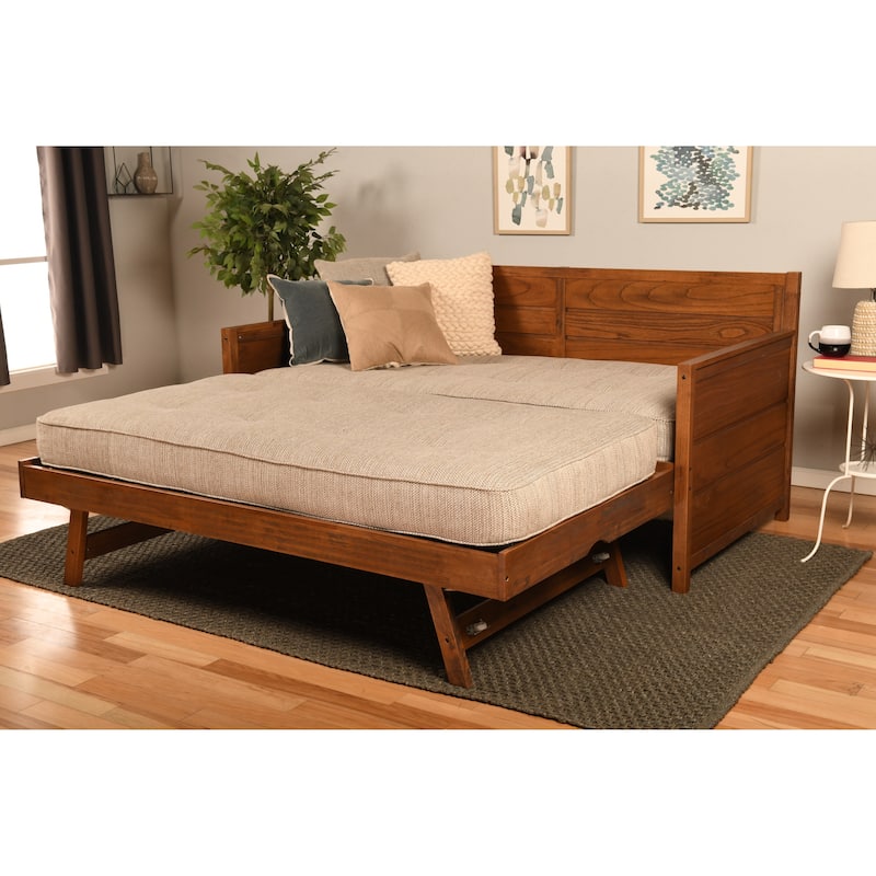 Somette Marisa Daybed Frame with Pop Up Trundle (Mattress not included)
