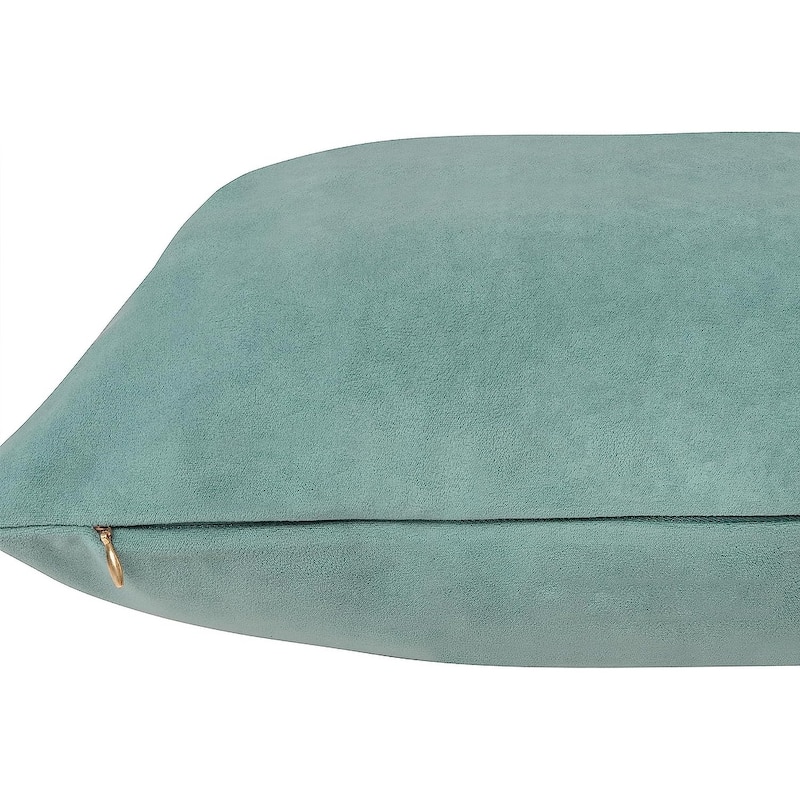 Delara Pack of 1 Velvet Decorative Throw Pillow Cover 20x20 Inches, Cushion Cover, Soft and Breathable Fabric, Hidden Zipper