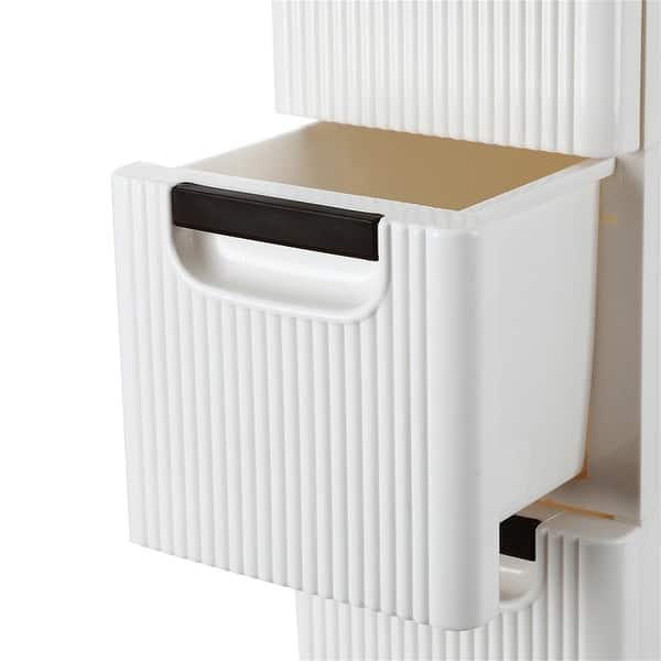 4Tire Rolling Cart Narrow Slim Container Storage with Wheels Bed Bath & Beyond 37127930