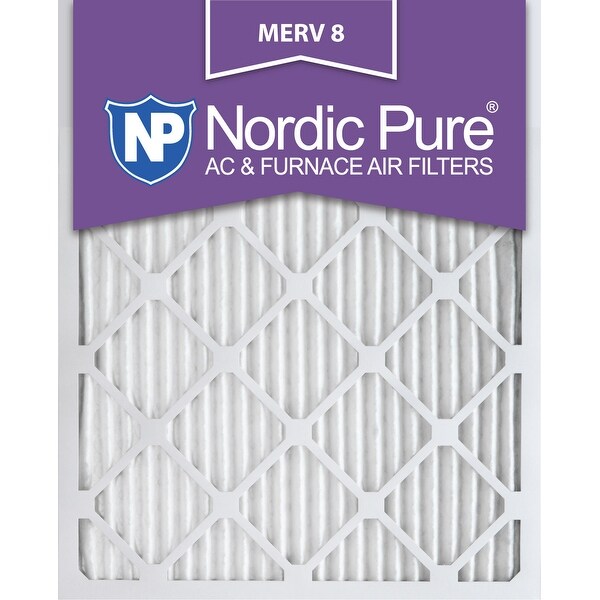 Nordic pure pleated merv ac furnace air filters shop qty