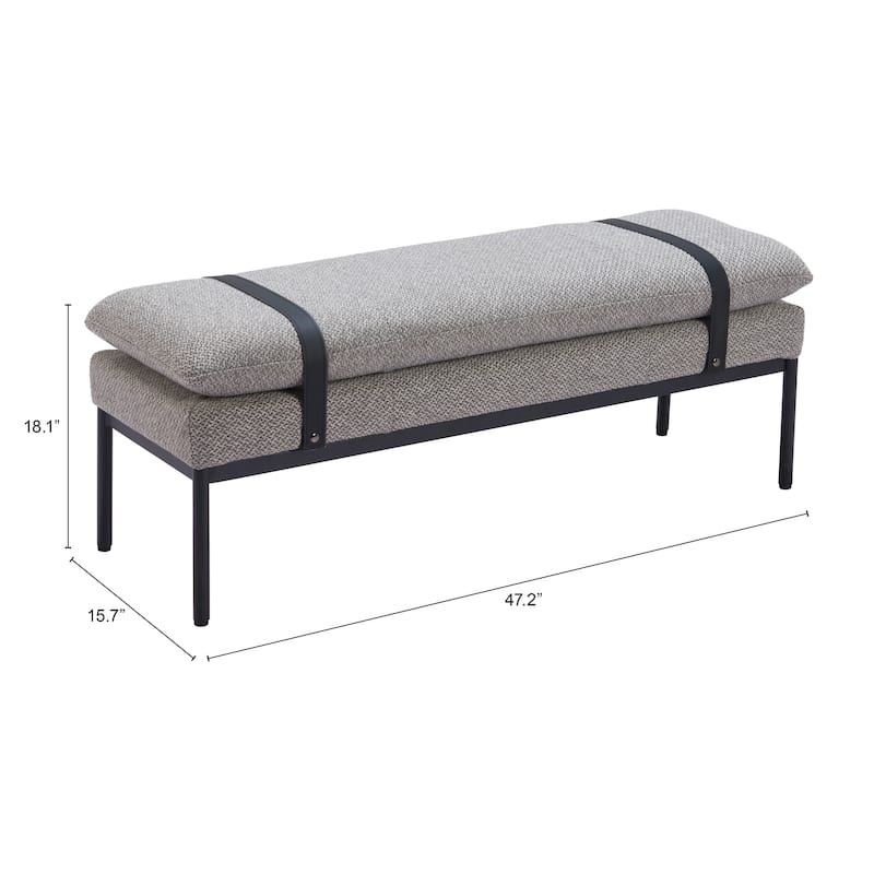 Padd Bench Gray