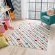preview thumbnail 1 of 8, Well Woven Starbright Dandy Dots and Stripes Kids Area Rug