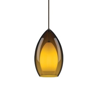 Tech Lighting 700TDFIRGPA Fire Grande Translucent Amber Glass Line ...