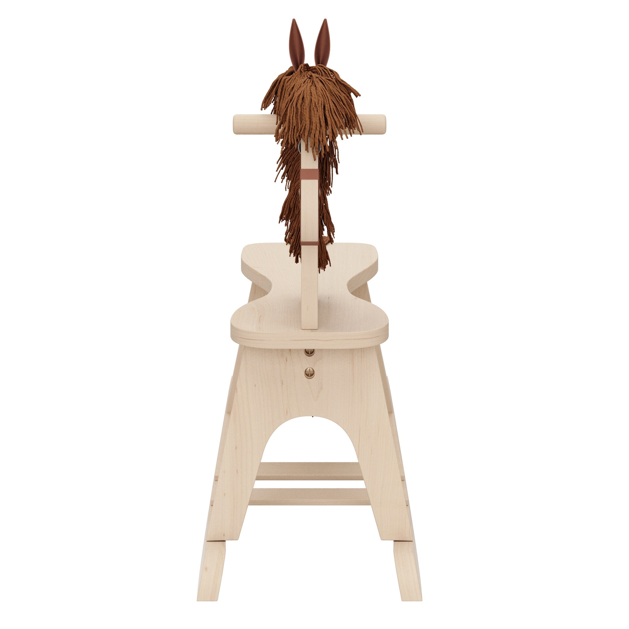 storkcraft wooden rocking horse