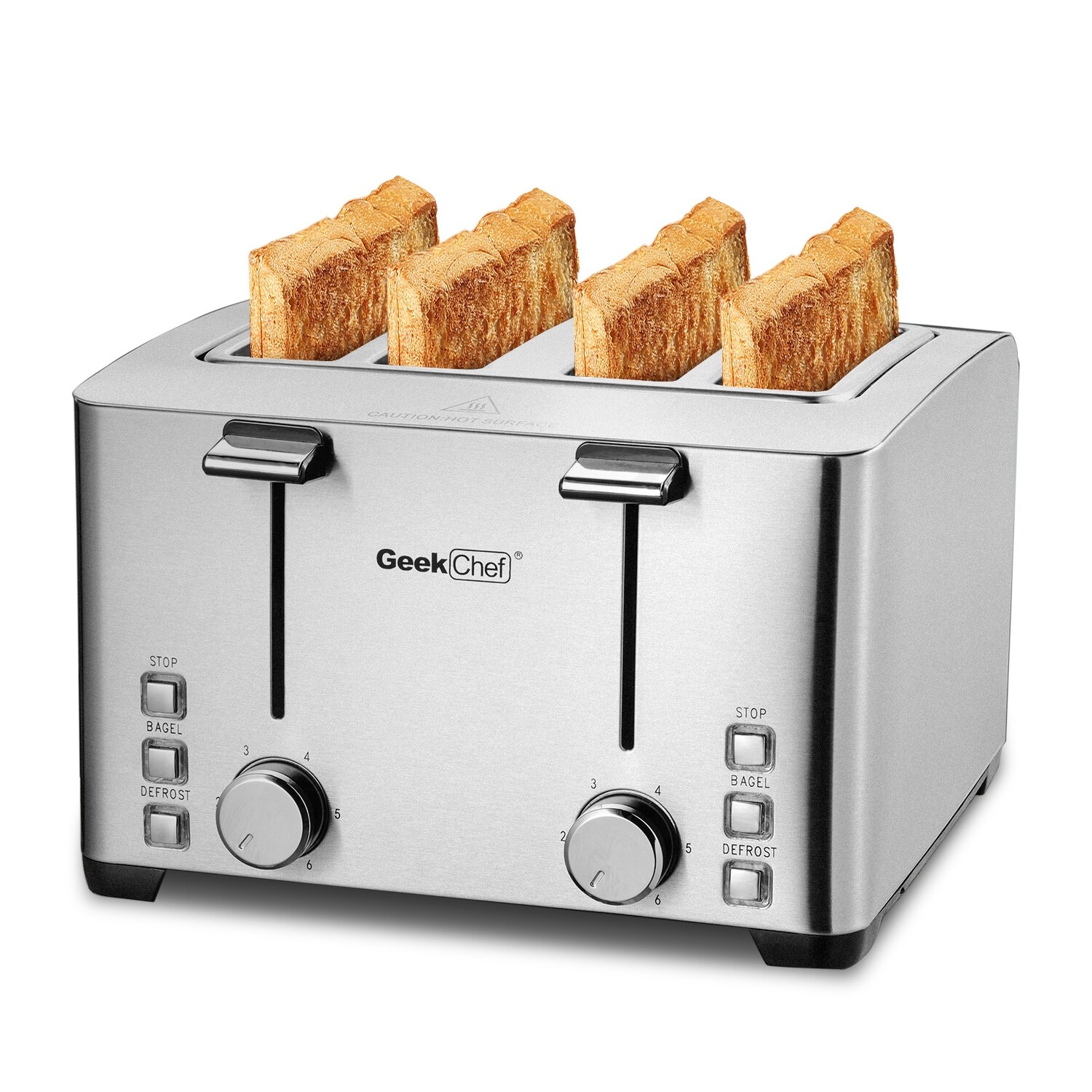 Black+decker 4-slice toaster with extra-wide slots Black+decker 4-slice toaster with extra-wide slots
