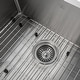 preview thumbnail 5 of 18, ZLINE Meribel Undermount Single Bowl Scratch Resistant Stainless Steel Kitchen Sink with Bottom Grid