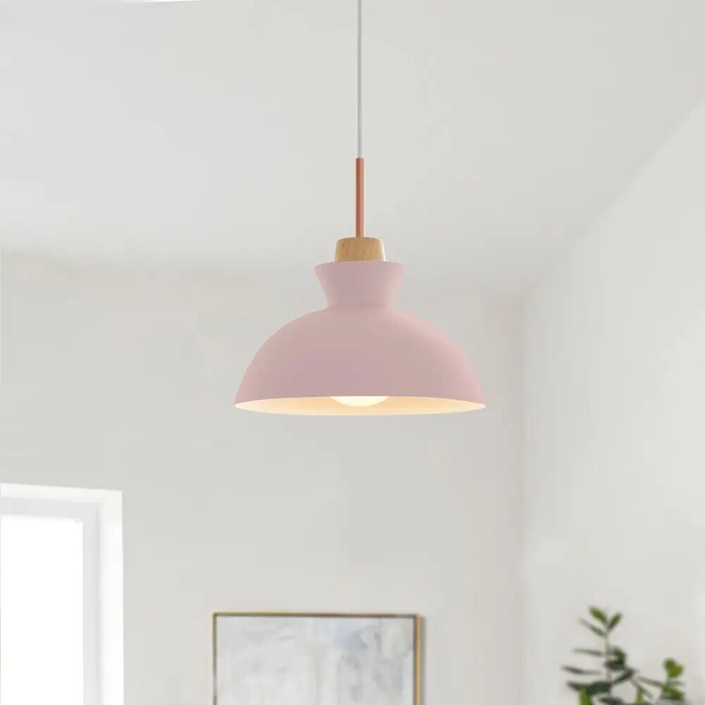 Pink ceiling pendant light on sale